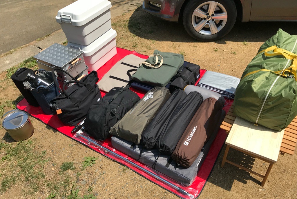 車を乗り入れできないキャンプ場で荷物運びに役立つナチュラムの背負子 フルアウト Have A Good Camp
